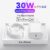 For Apple Original 30W Quick Charger For iPhone 11 13 12 14 15 Pro Max Mini XR XS 8 Plus iPad Fast Charging Type C iPhone Cable