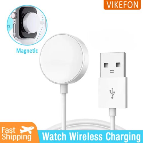 VIKEFON Magnetic Wireless Charger For Apple Watch Series 9 8 7 6 Ultra 2 SE fast Charging Cable Accessories For iWatch 8 7 6 5 4