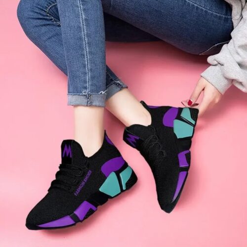 Women’s shoes new comfortable women’s shoes spring and autumn versatile lace up comfortable lightweight sports shoes